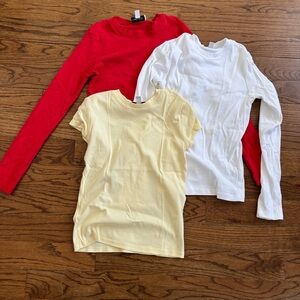 NWOT 100% Cotton Medium Top Shop Tee Bundle